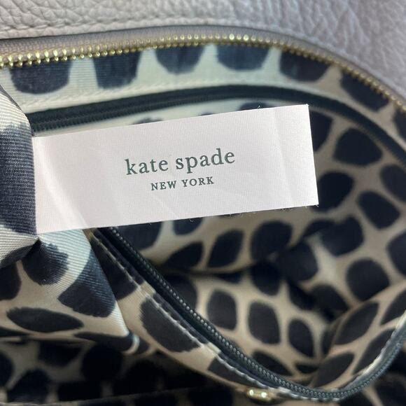 Kate Spade Spencer Court Archie Tote Dark Mousse Frosting Bag Tote Shopper - Picture 6 of 9